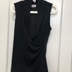 Velvet by Graham & Spencer lightweight wrap top, M
